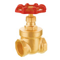 Brass gate valve